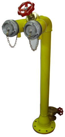 Fire Hydrant Manifold Two Outlet Water Valve