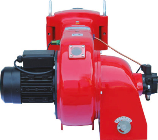Single stage light oil burner